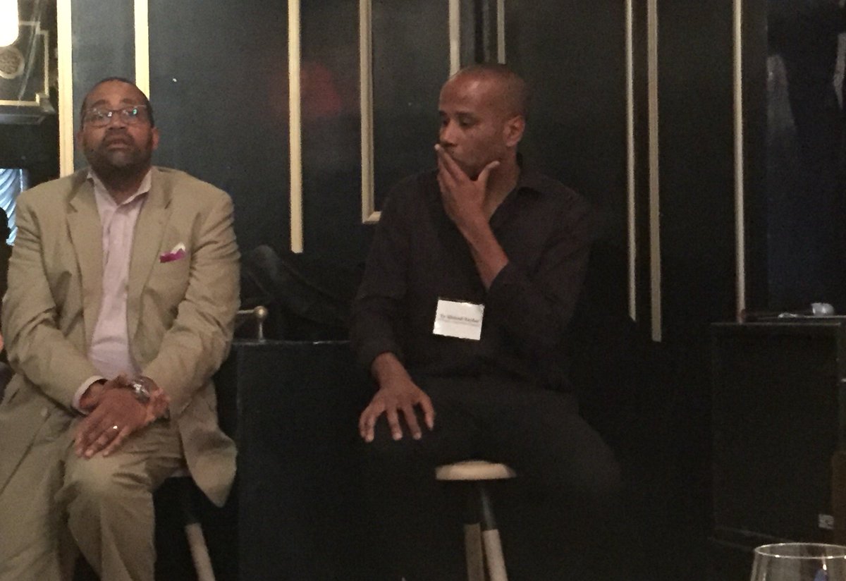 Facebook’s Alvin Bowles @AlvinBowles, THX CEO Ty Ahmad-Taylor @tyahma talk tech at @EgonZehnder sponsored event /NYC