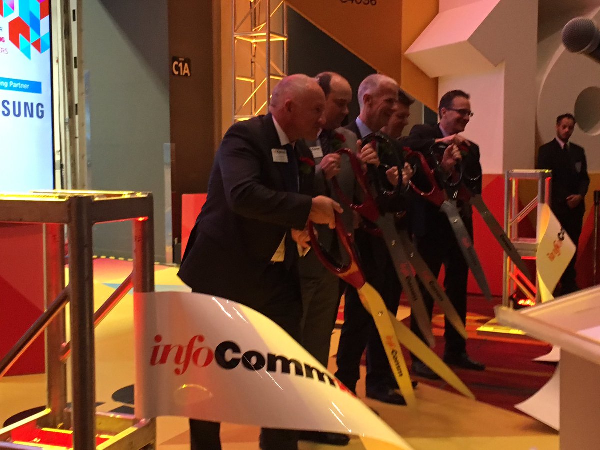 DesignAVpro's tweet image. It&apos;s on!#InfoComm16