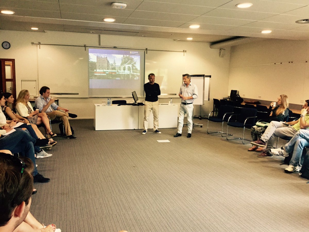 sportslins's tweet image. Leading high performance teams #paulvanass and Thomas Tichelman @SportWays #mbaelective