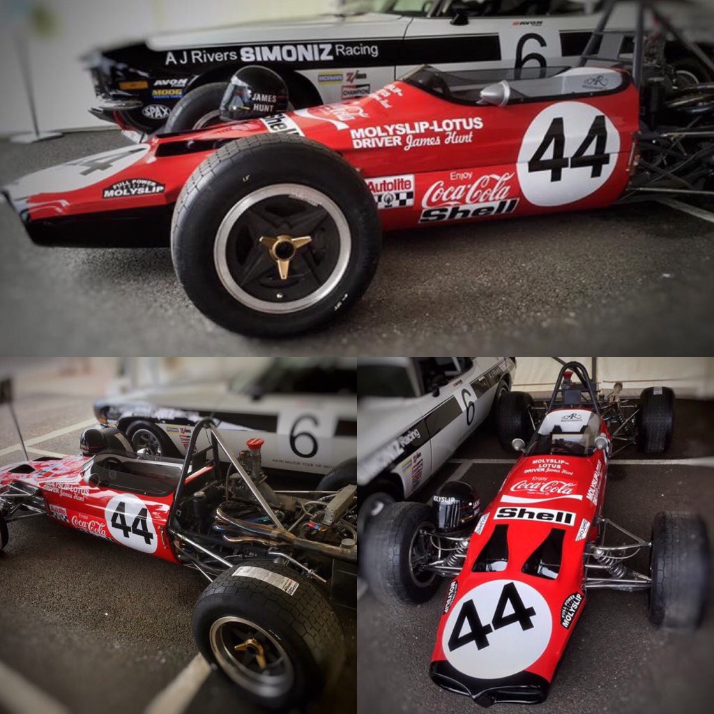 ClaytonKingman's tweet photo. @henryhopefrost @fosgoodwood make sure you come and see this beauty! #JamesHunt #Rush #Lotus59 #noisey https://t.co/Ew9UmDSs6f