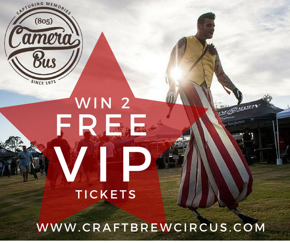 805CameraBus's tweet photo. Last chance! Follow us &amp; retweet to win 2 free VIP tickets to  @CraftBrewCircus! #seesb https://t.co/CwqgMnvdB4 https://t.co/UGoRDAMuBX