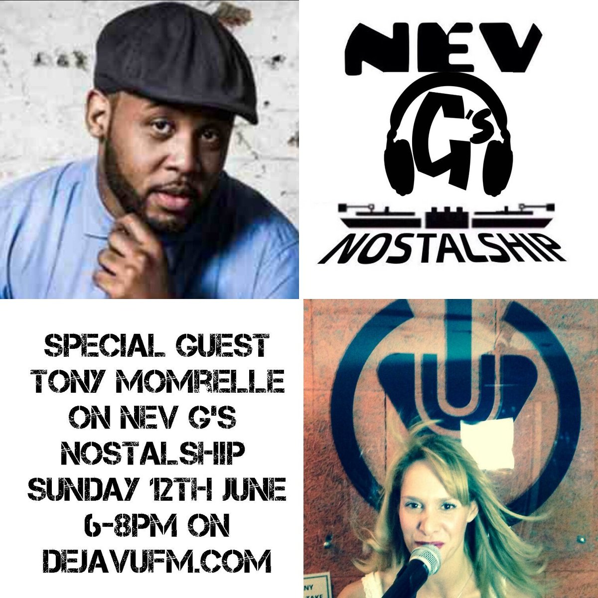 NevGWeatherGirl's tweet photo. This Sunday @dejavufm I'll have the talented @tonymomrelle on Nostalship with me! 6-8pm #NevG'sNostalship https://t.co/jQmSRoIqZz