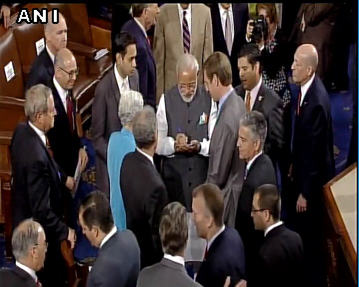 Strange Country. Some years back they didn't want to give him a Visa, now they are queuing up to take his autograph.