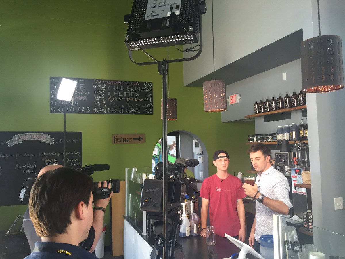 How to make cold brew at home with the national <a href="/TheListShowTV/">The List</a> at <a href="/sipcoffeenbeer/">Sip Coffee & Beer</a>