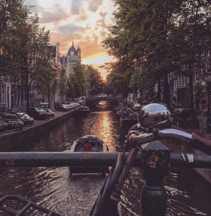 Bilderbuch-Szenerie hier in Amsterdam. Liebe die Stadt 🇳🇱❤️