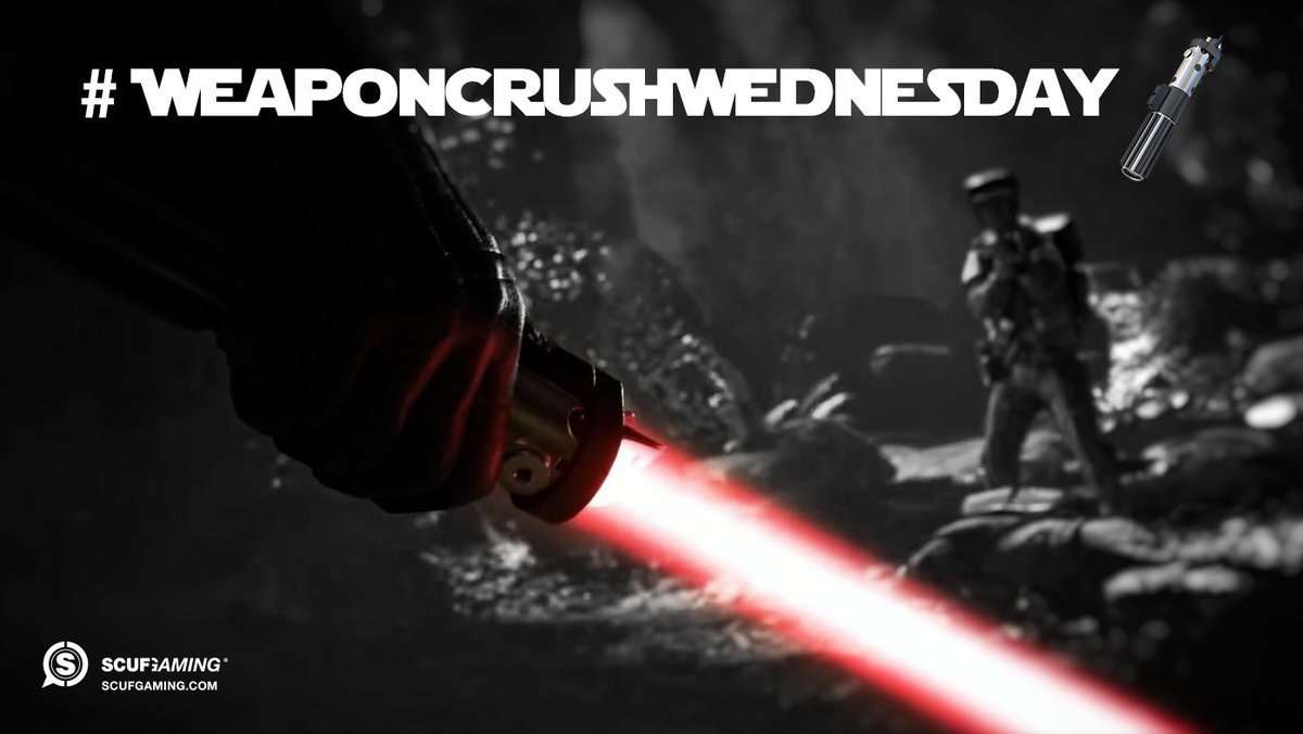 ScufGaming's tweet photo. Today's #WeaponCrushWednesday is a classic: The Lightsaber.
What's your favorite game to play a Jedi in? #WCW https://t.co/DG2q8btEFt