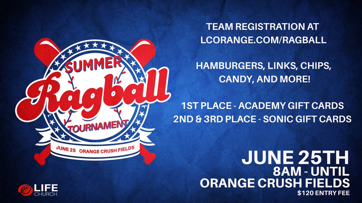 blchandler's tweet photo. All my Ragball loving friends we are having a Ragball tournament June 25! Go to https://t.co/7kkeGL3OQj to sign up! https://t.co/vsp2461VfC