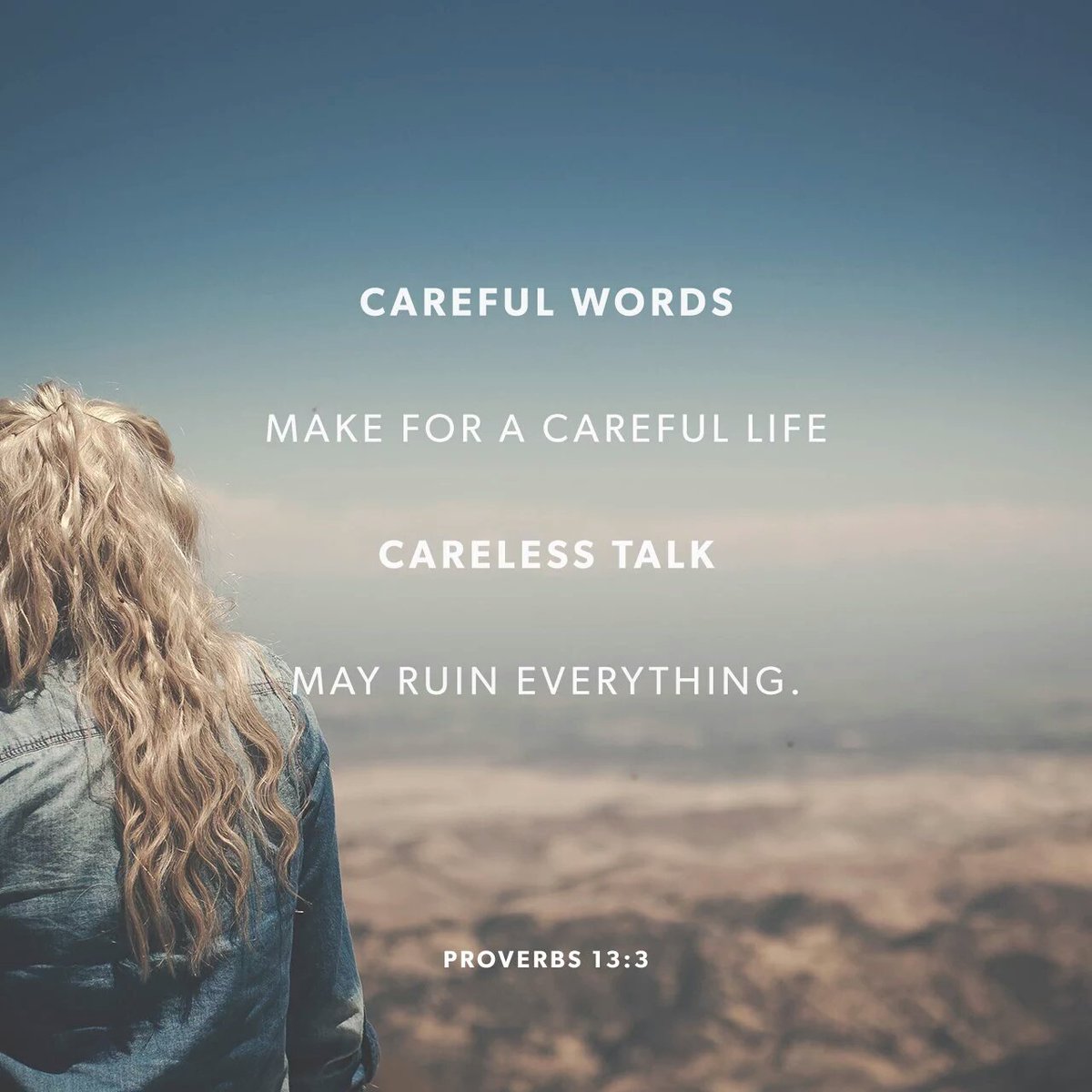 تويتر \ Daily Bible Verse على تويتر: "Careful Words Make For A Careful  Life; Careless Talk May Ruin Everything. Https://T.co/Fb4Wifmc0C  Https://T.co/Vu9P84Jrsd"