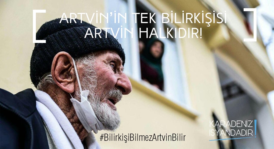 karadenizisyan's tweet photo. #Cengizİnşaat'ın madenini uygun gören rapor değil,#Artvin için direnenler karar verecek #BilirkişiBilmezArtvinBilir https://t.co/a4fyuTjWVk