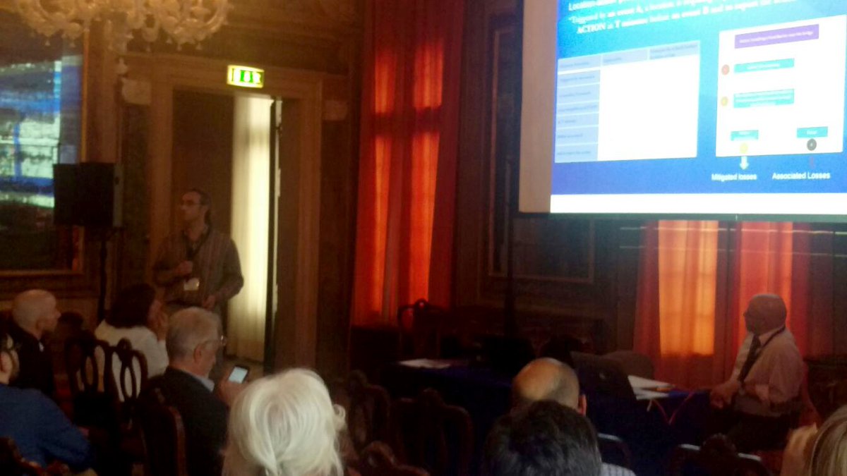 Chris presents "Evaluation of flood emergency protocols using an agent based approach" at #COWM2016 for <a href="/WeSenseIt/">WeSenseIt Project</a>