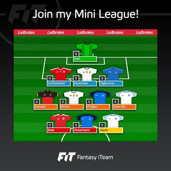 FootballLeagueF's tweet photo. Join my new FiT Mini League, enter PIN 6114. Free mobile app: https://t.co/KD3a7rA5uC #fantasyiteam https://t.co/ZNbK0Qhsty