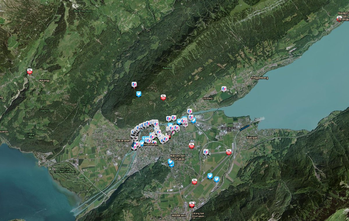 GIScubeCH's tweet photo. Welcher Medienfeed läuft in Interlaken am meisten?
Suchbegriff #Interlaken! #LiveDaten gehören auch ins #GIS!
#AGOL https://t.co/4rF6WVd70N