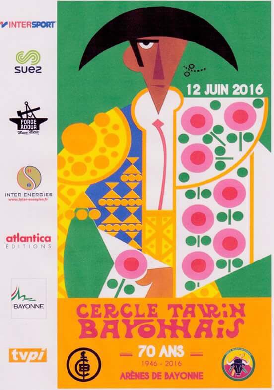 Happycionado's tweet photo. Tous à #Bayonne ce week-end pour les 70 ans du Cercle Taurin Bayonnais ! Un super programme pour dimanche ! https://t.co/AMS4keaL3a
