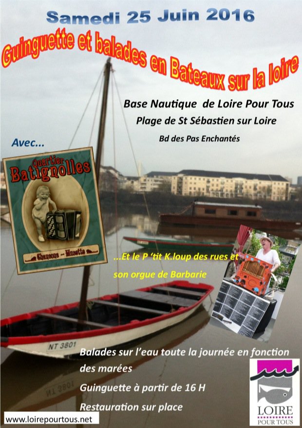 thierrylpt's tweet photo. Guinguette le 25 juin à la plage de st sebastien sur Loire avec quartier batignolles https://t.co/6EYeldmw4X