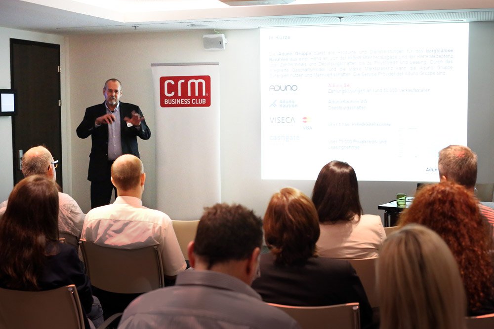 CRMBusinessClub's tweet photo. Herzlichen Dank an @EstherCahn und Herbert Bucheli @AdunoGruppe. War sehr interessant! #SwissCRM Business Club https://t.co/h8F3EaT9Wc