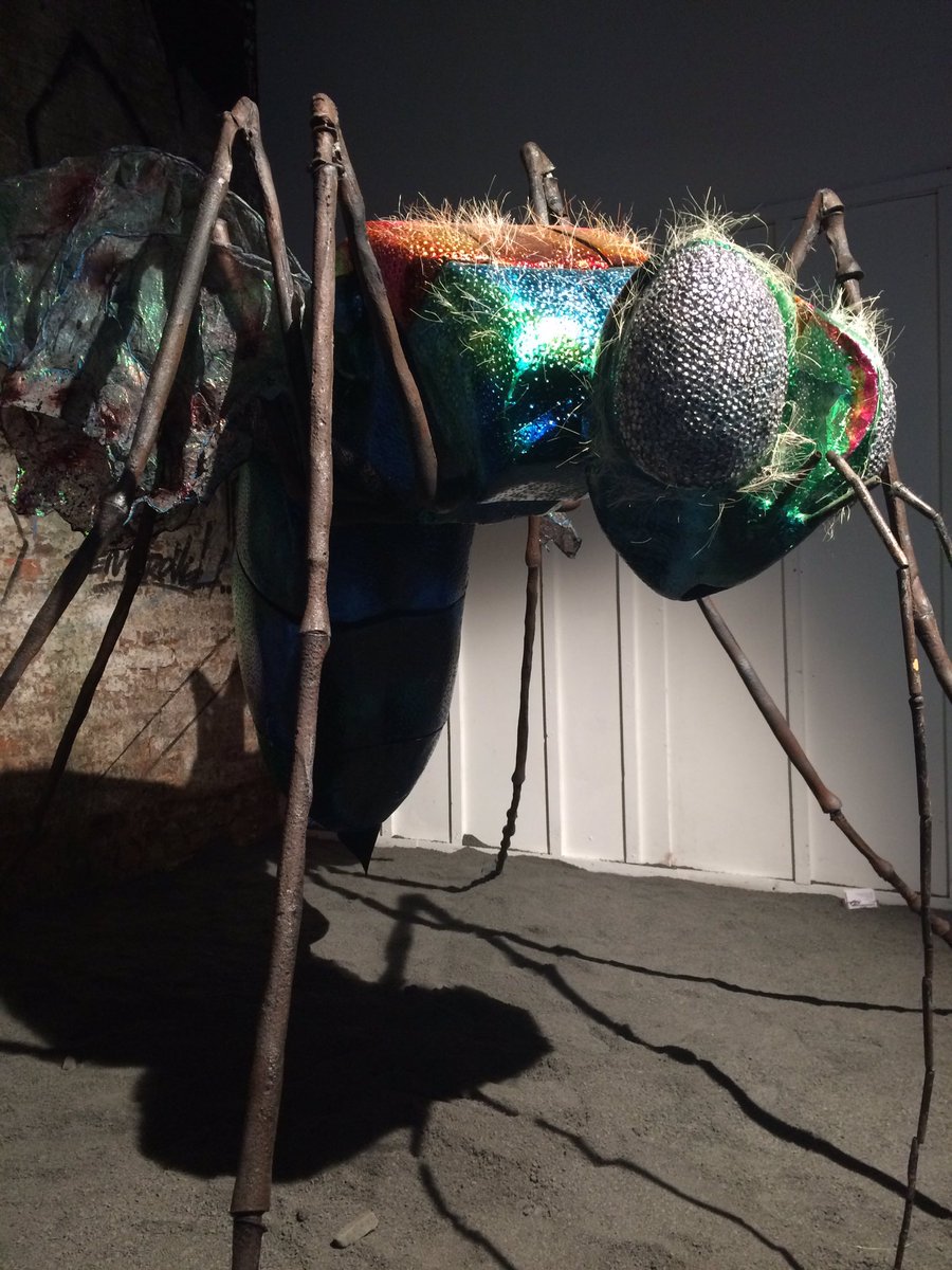 fashioneducator's tweet image. Enormous fashion fly @LCFLondon #LCFBA16 #lcfperformance #3DEffects