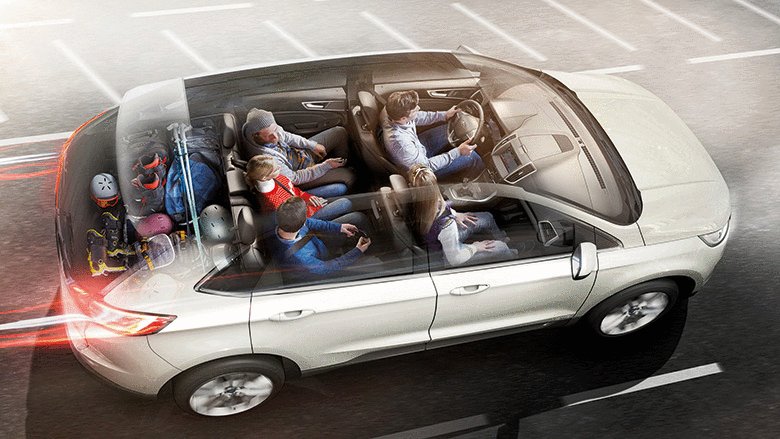 MotorInca's tweet image. Espacio para estirarse con 5 plazas, numerosos espacios de almacenamiento y un enorme maletero. #Ford #Edge