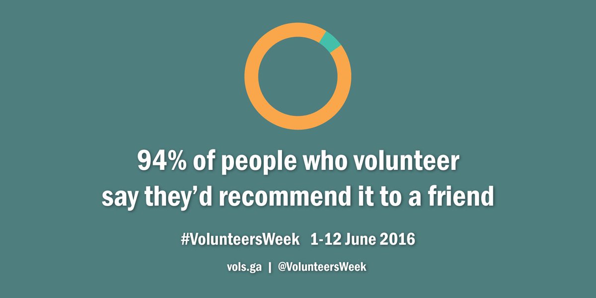 VolunteersWeek's tweet photo. Try volunteering - it comes highly recommended!

#VolunteersWeek https://t.co/6lPDEx0O7n