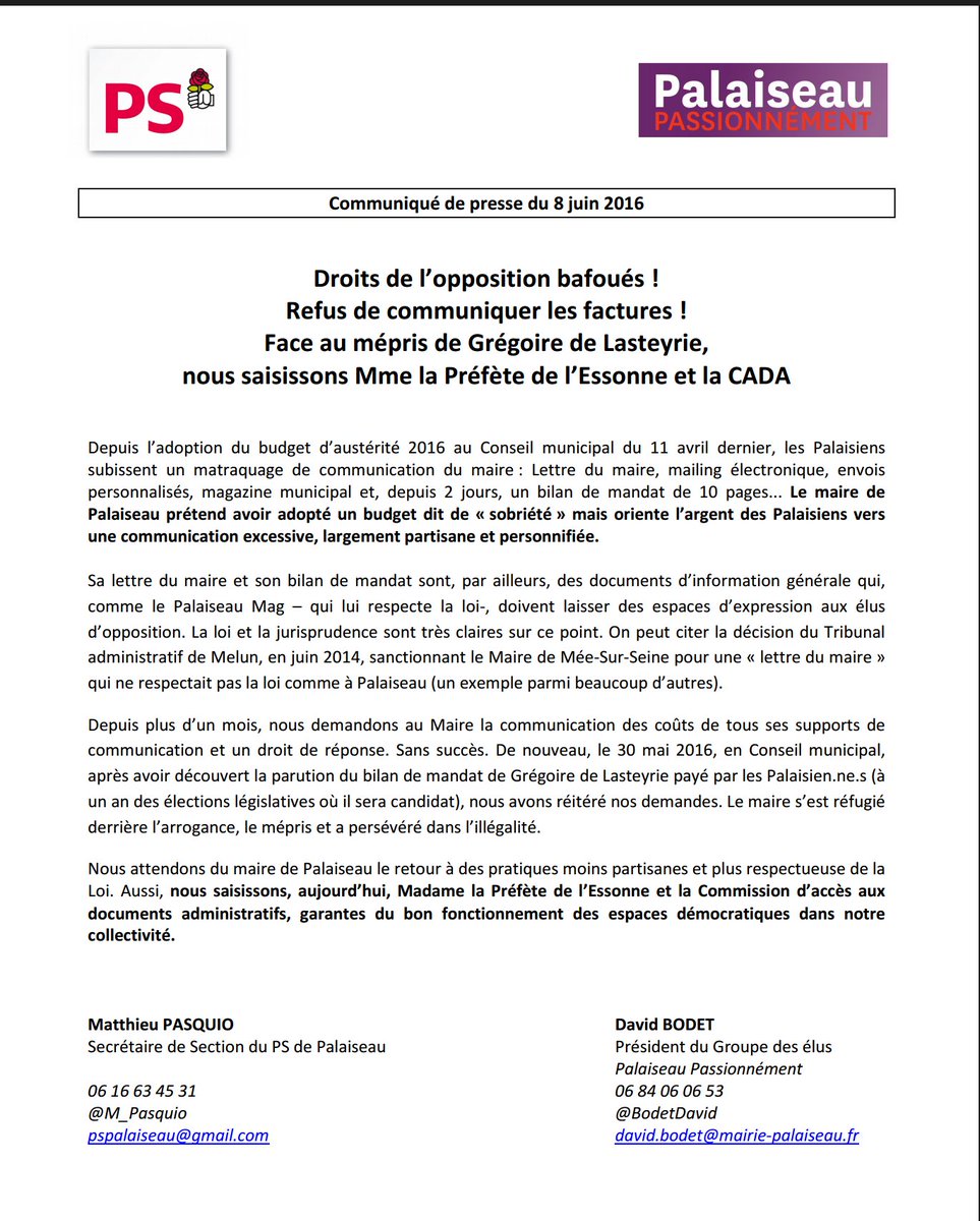 Parti Socialiste de Palaiseau tweet media