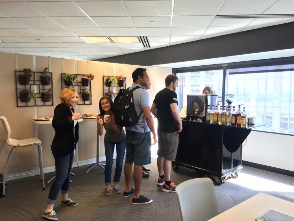 #Surprise espresso bar in the office this morning! #startuplife