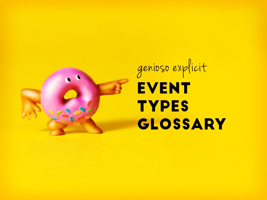helloevalato's tweet photo. Genioso Explicit Event Types Glossary https://t.co/xb80JcZ8OW #mice #eventprofs #mice #eventdictionary https://t.co/k6W8ZiDzJi