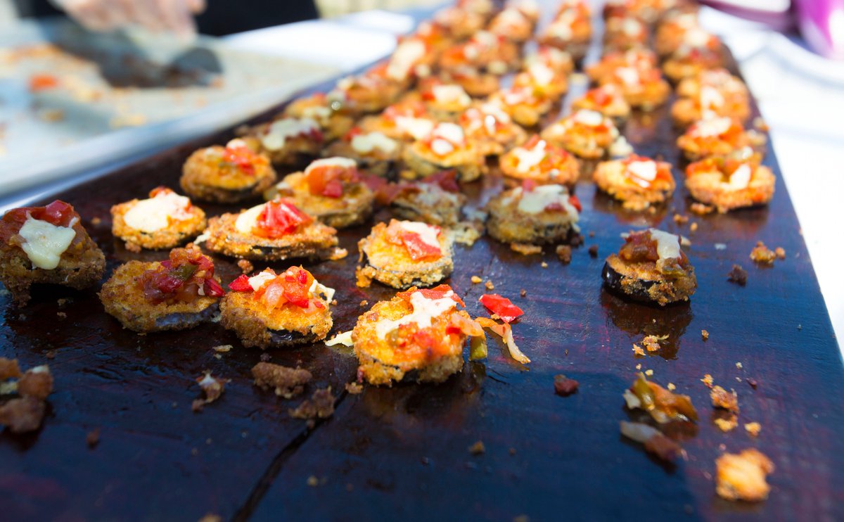 vinelandrsrch's tweet photo. Two delicious #eggplant #recipes were featured at our new #greenhouse opening June 3 #Feastivities #LocalFoodWeek https://t.co/98NnwQbkUV