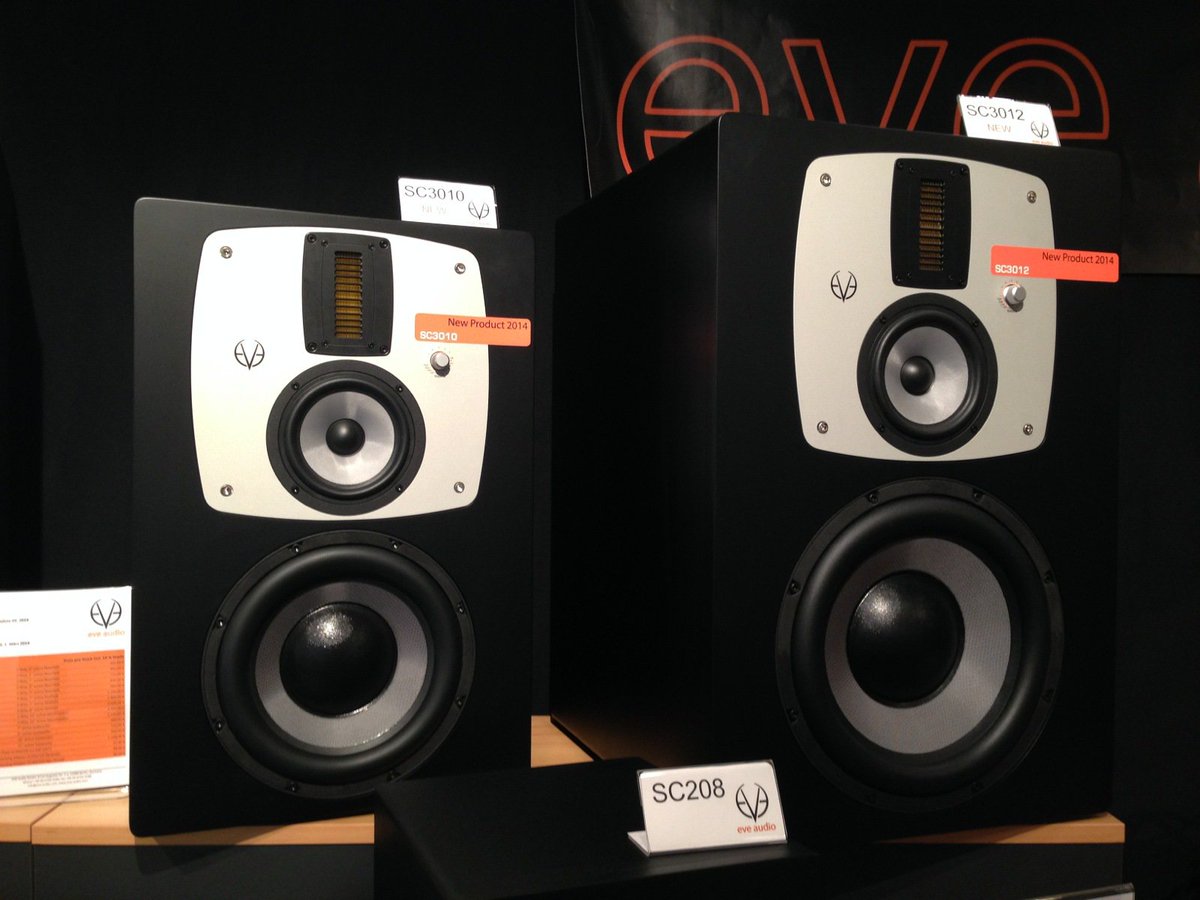 Nova_Pro_Audio's tweet photo. The @EveAudio #SC3010 & #SC3012 main #studio #monitors featuring the newly developed 5" midrange unit. https://t.co/pDI5pQUl6I