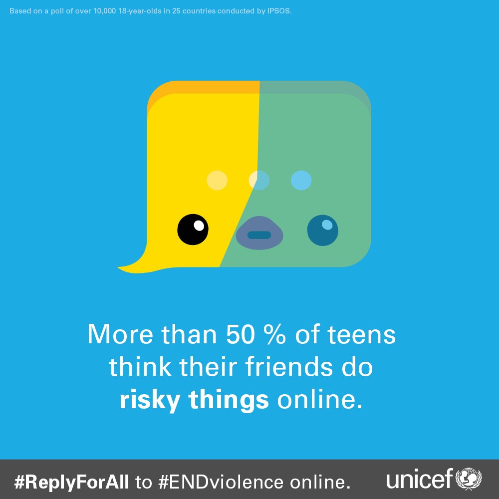 Ending violence online is everyone’s business! #ReplyForAll to help kids stay safe. #ENDviolence