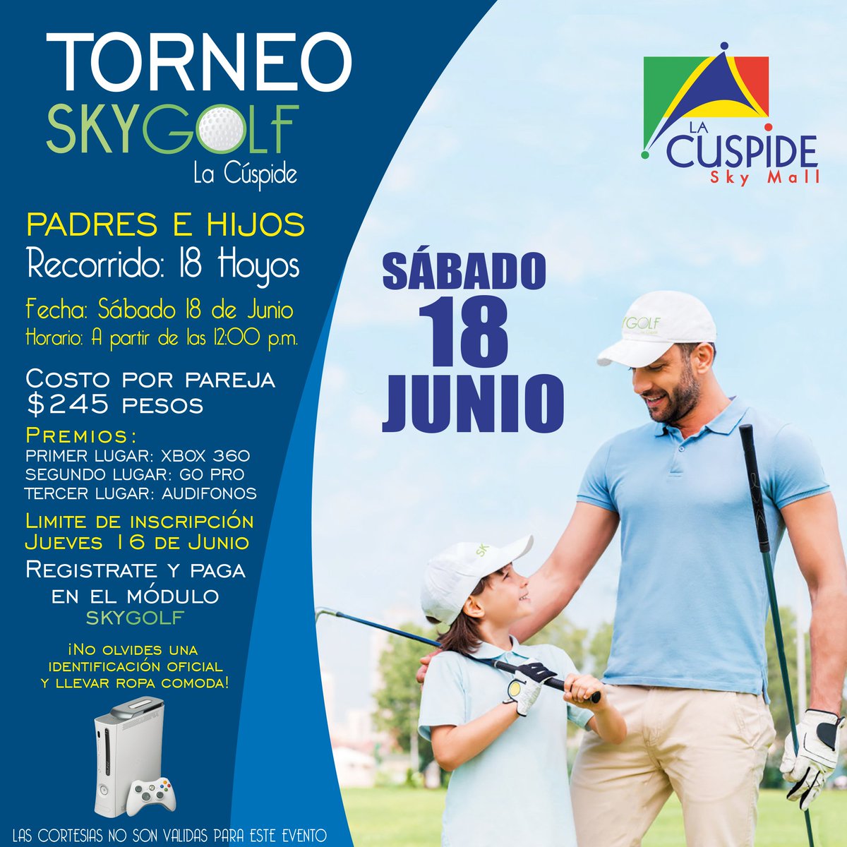 SkymallCuspide's tweet photo. Consulta las bases aquí para el torneo de golf :) https://t.co/OQBTuUpBFK https://t.co/mpoOvLH856