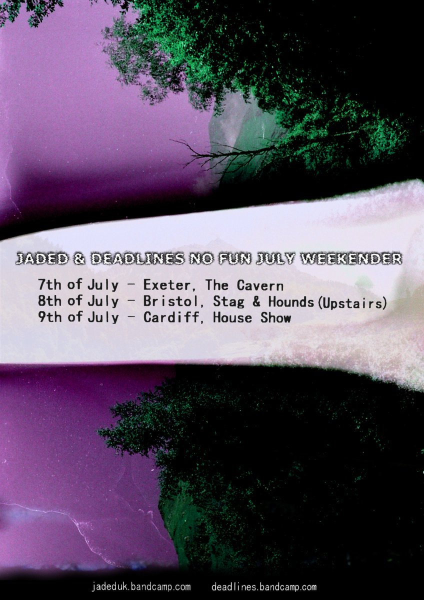 DeadlinesCC's tweet photo. Weekender fun in July with @ukjaded https://t.co/x0A8tPYEf5 https://t.co/kokIvbBawW