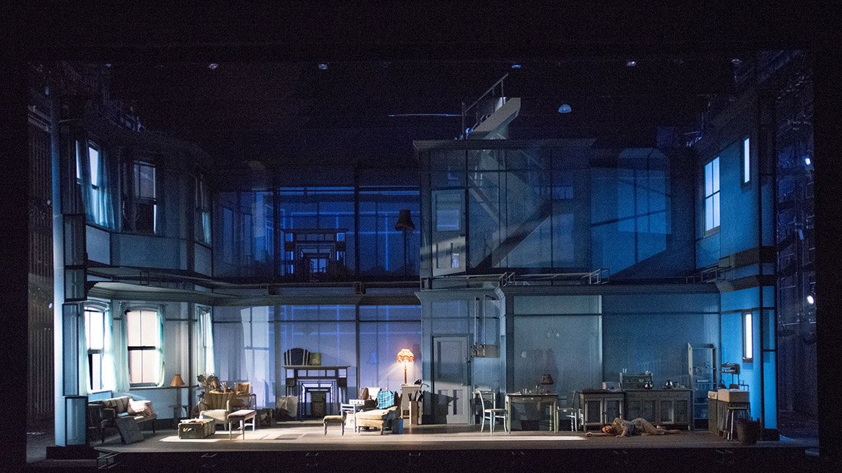The stage is set. #BreakALeg to the #DeepBlueSea company for tonight's press night.