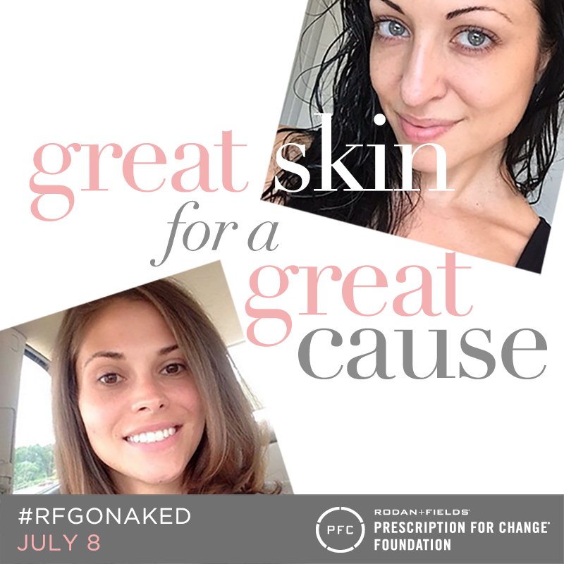 RodanFieldsHQ's tweet photo. On July 8th, post your #nomakeup selfie on social media using #RFGoNaked to empower students in need. https://t.co/IEQnBRoYxd