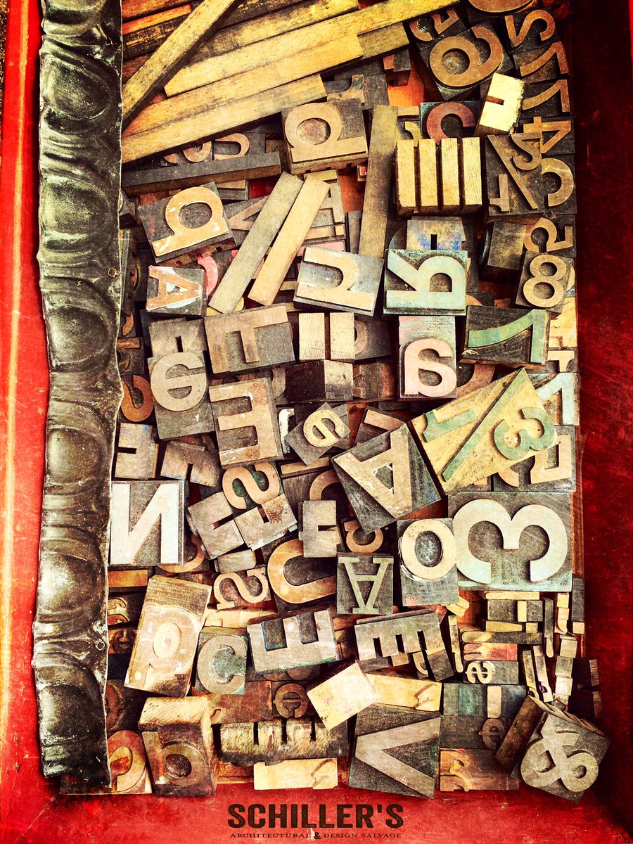 SchillerSalvage's tweet photo. Become a master printer with these wonderful printing blocks! #coolfinds #coolstuff #printblocks https://t.co/gGM9RKUELF
