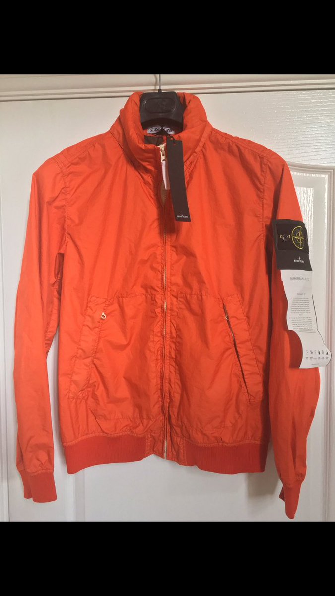 STONE ISLAND 40223 MEMBRANA 3L TC JACKET IN ORANGE. Large pit to pit 20". RRP £395. £225 delivered.  Please RT