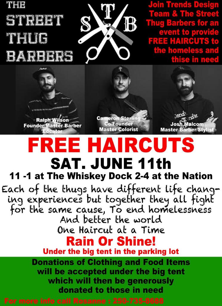District Of Ucluelet On Twitter Free Haircuts For The