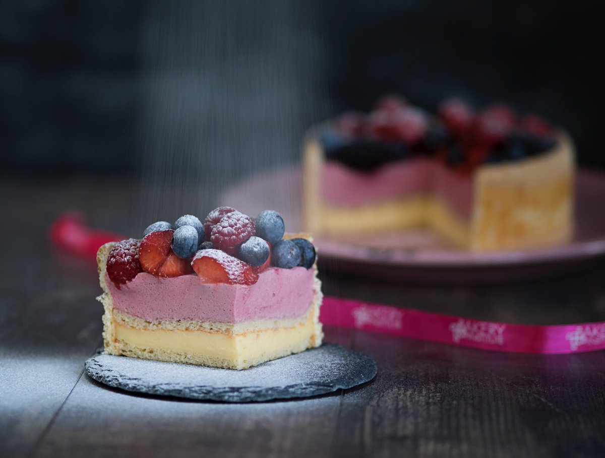 Charlotte in the snow! #charlotte #cake #raspberry #lime #baking #pastry #patisserie