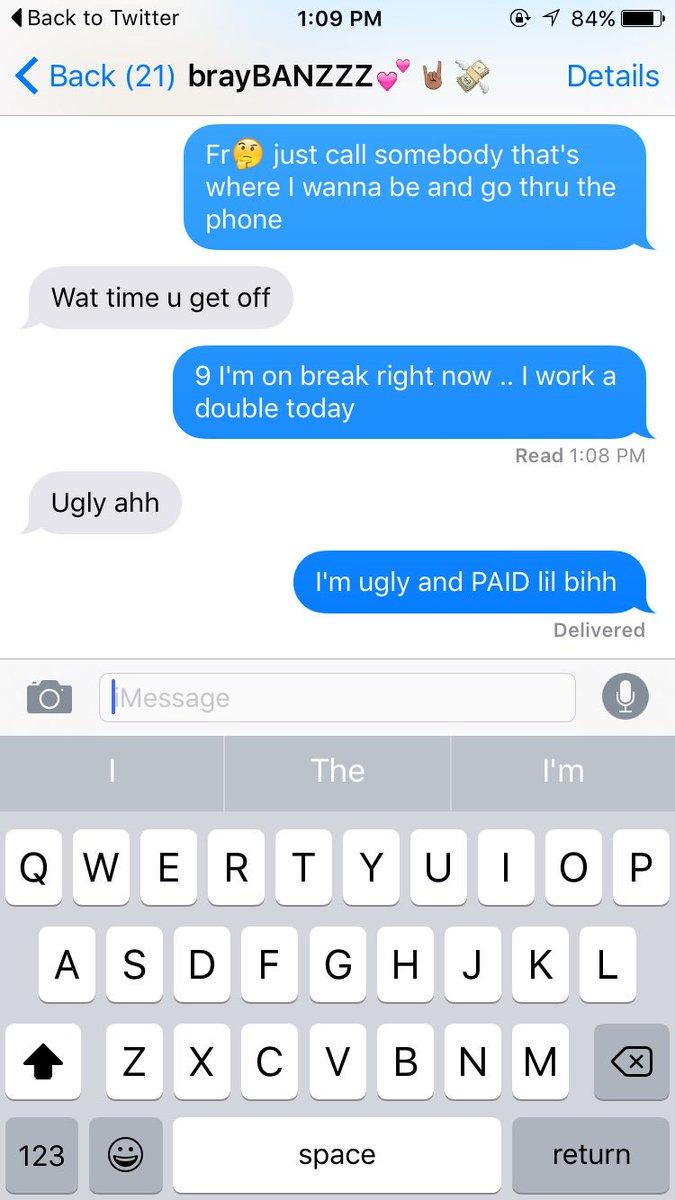 preach_kay's tweet photo. My Bestfriend really upset bc I work all day https://t.co/L8JPDMrrSS