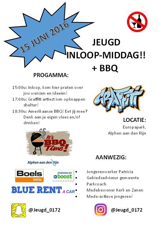 jongereninitiatief Shelter opknappen in Europapark ad.nl/groene-hart/je…