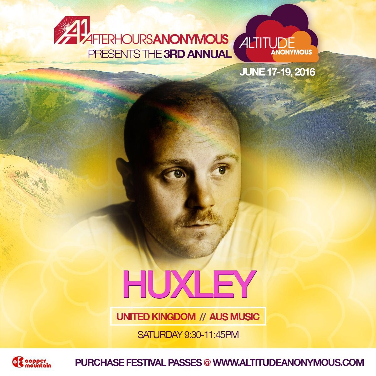 Meet <a href="/Huxley_Music/">return of the hux.</a> He's going to rock the #AltitudeAnonymous2016 dance floor next weekend.

bit.ly/1thX6dh