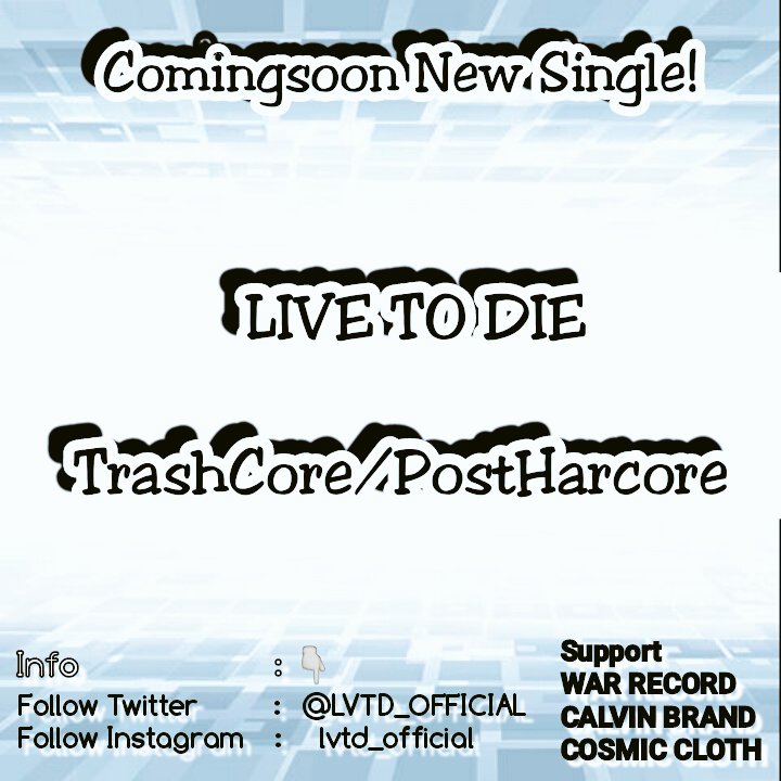 LIVE TO DIE sebentar lagi single nya keluar doain biar lancar ya dan semoga kalian menyukainya hehe support trs ya