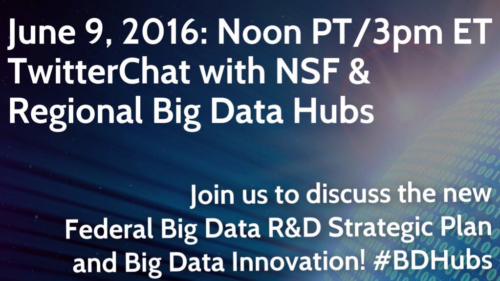 So proud that many #AAASfellows helped w/ the Fed #BigData R&D Strategic Plan. Chat with the community about it 6/9!
