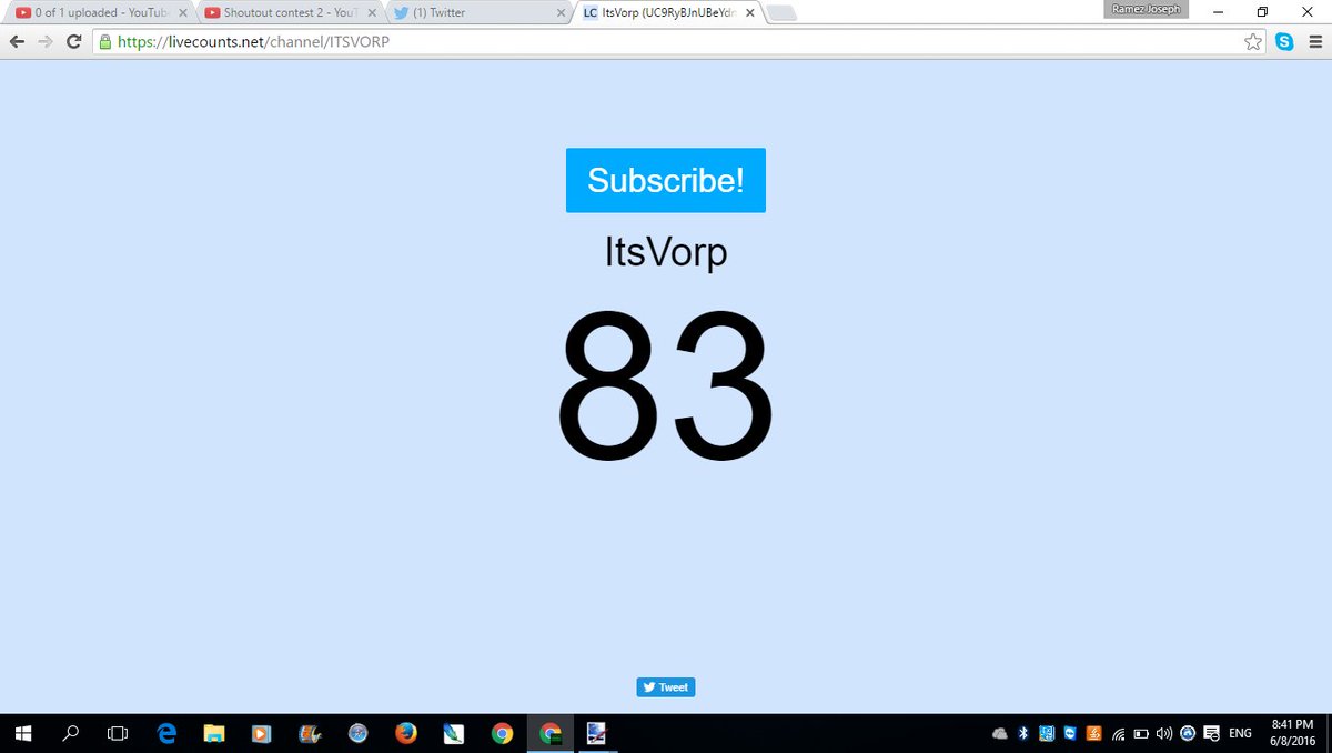 ItsVorp's tweet image. i wanna hit 100 ! wanna help me ? Then Retweet ! go sub ! would mean alot ! 
Channel : ItsVorp  #subscribe #retweet