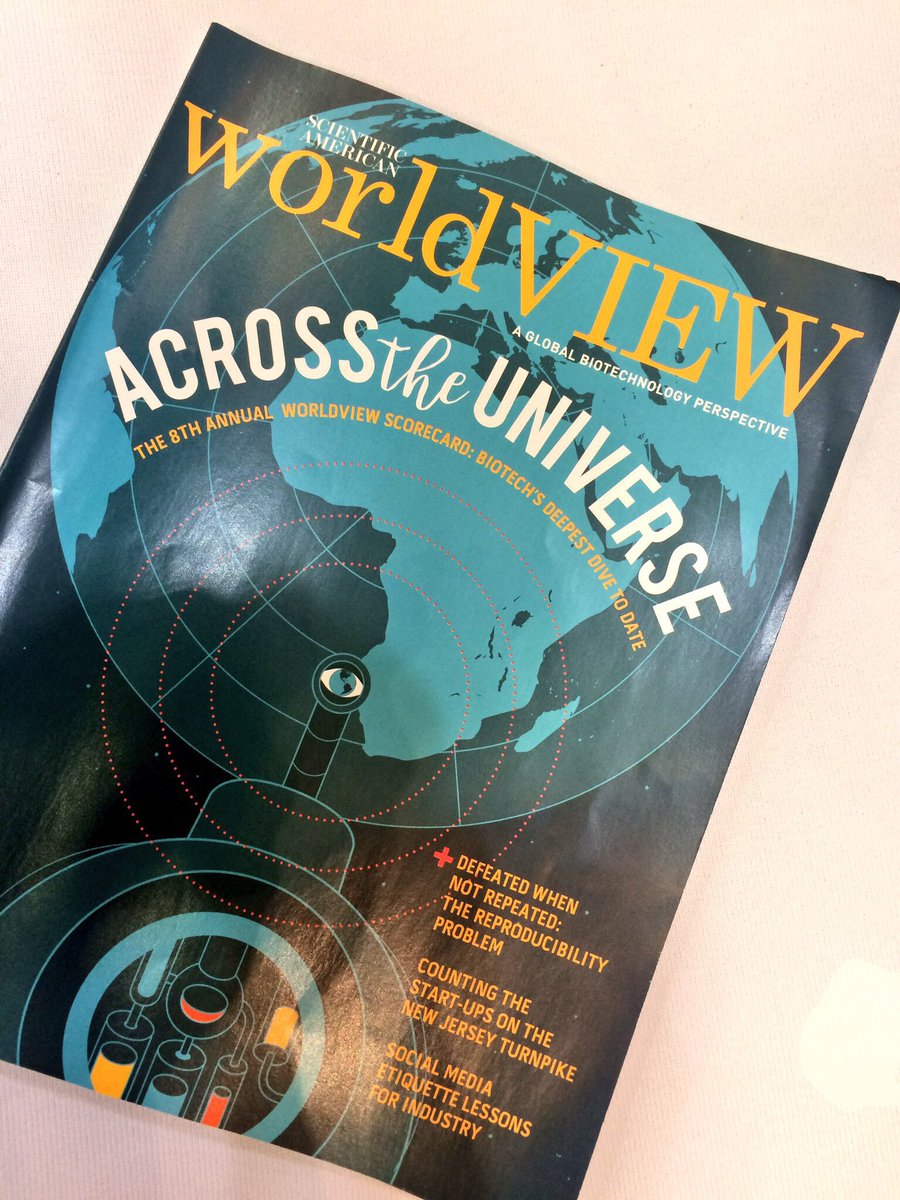 AndrewWear's tweet image. The 2016 @sciam #biotech Worldview is out, and #australia ranks top 5 for the 3rd year in a row. #BIO2016 #gdaybio
