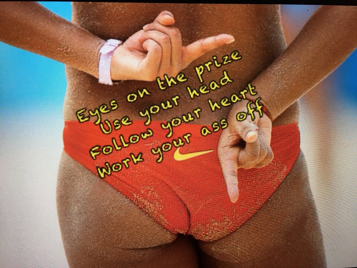 GregGwaidmann's tweet photo. Eyes on the prize
Use your head
Follow your heart
Work your ass off
@FamousWomen 
@FitFamMotivator 
#fitfam https://t.co/FYUbsQqYHV