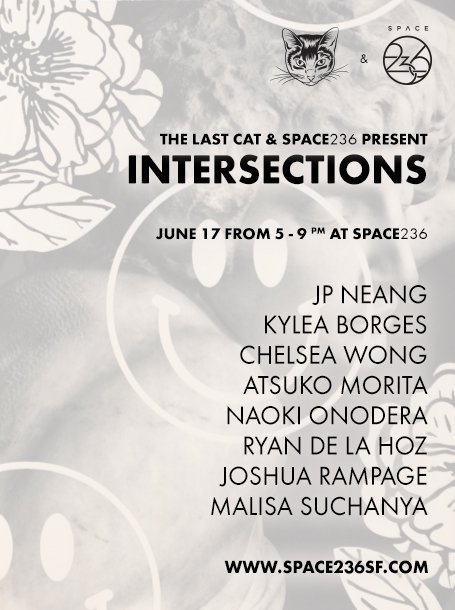 Join us next Friday, June 17th from 5-9pm as we transition into our next exhibit, INTERSECTIONS. See you there!
