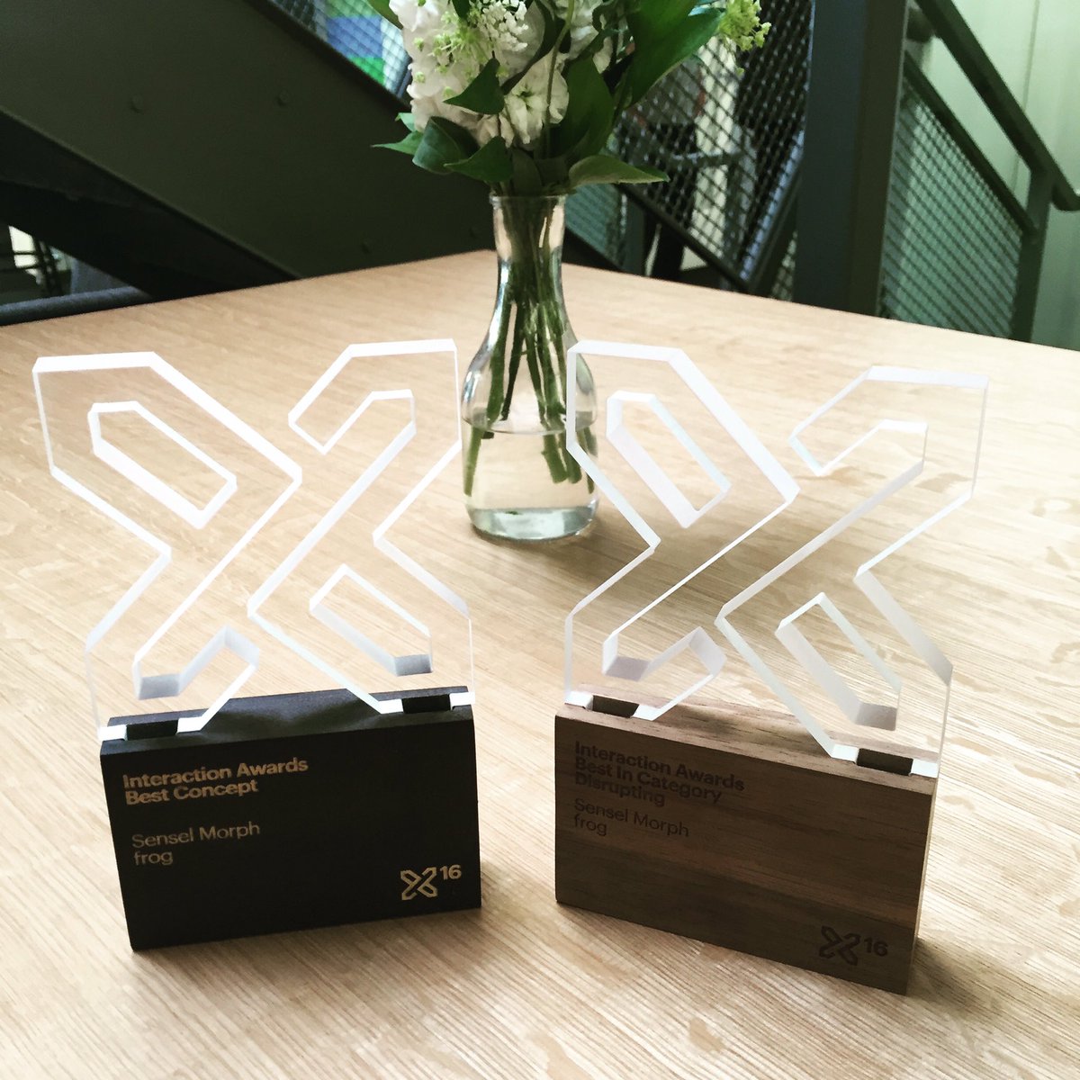 senselinc's tweet photo. Our #InteractionAwards in the flesh at @frogdesign #bestconcept #mostdisruptive #designweek https://t.co/z9vBeKJjum