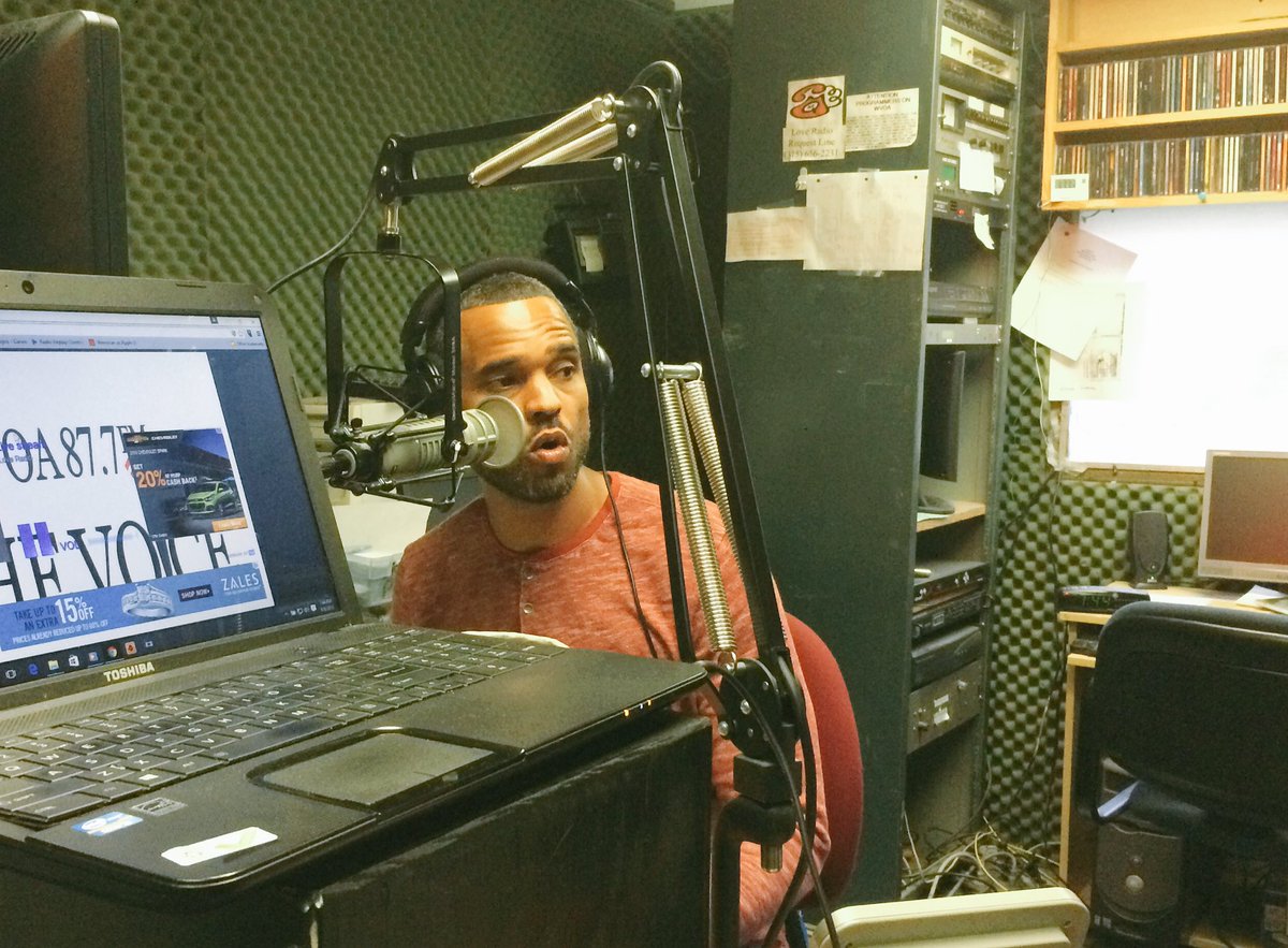 katrinatulloch's tweet photo. Having a blast with Slim and T at #LivefromtheBox on 87.7FM! @KMaseproduction https://t.co/ZWTVKOqrku
