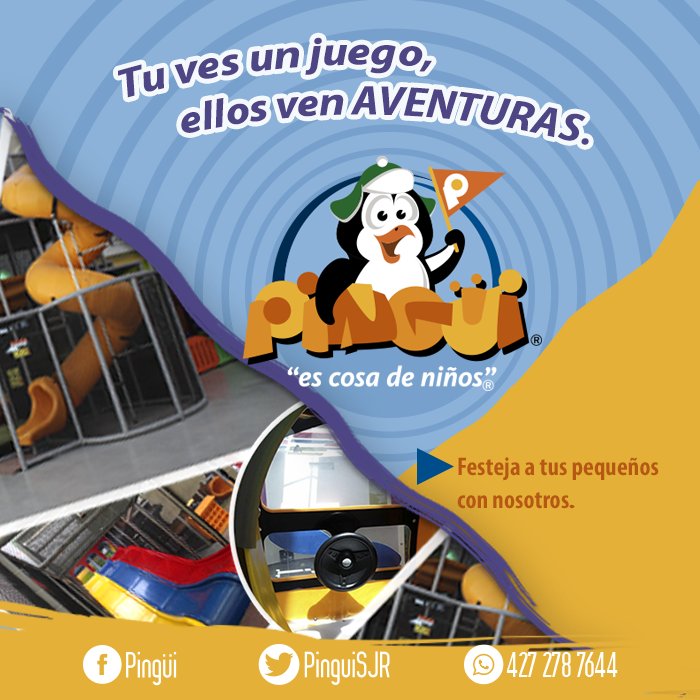 PinguiSJR's tweet photo. Tus pequeños ven el mundo de manera muy diferente. Que disfruten ese momento especial en #Pingüi #EsCosaDeNiños https://t.co/eJCTHGzuhE