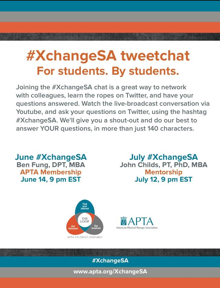 DrBenFung's tweet photo. Mark your calendars! #APTAnext #DPTstudent #ptastudent #PhysicalTherapy #XchangeSA https://t.co/0fiwgekX33