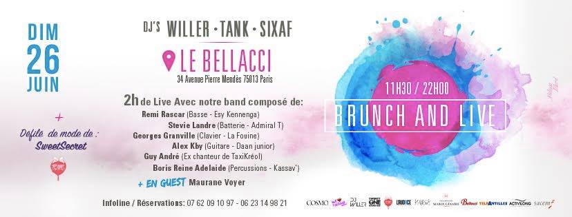 henricosmo1's tweet photo. Le Brunch&amp;Live du dimanche 26 juin-Paris 13 https://t.co/IHxWMOYuIw